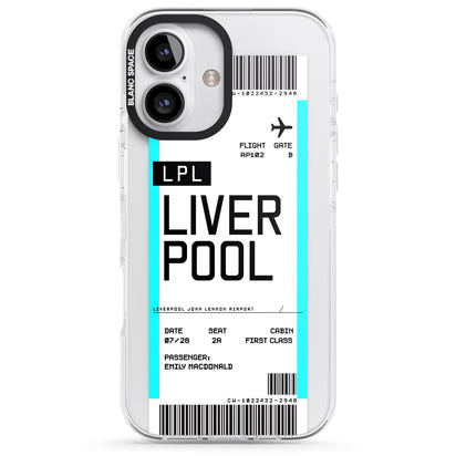 Personalised Liverpool Boarding Pass