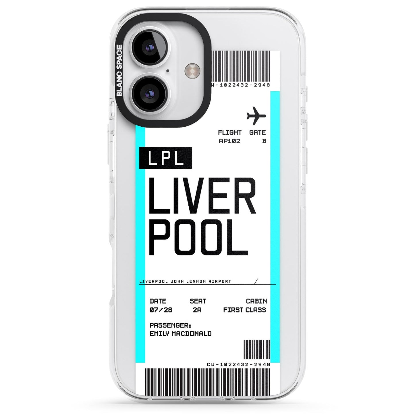 Personalised Liverpool Boarding Pass