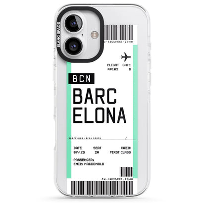 Personalised Barcelona Boarding Pass