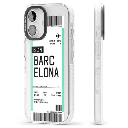 Personalised Barcelona Boarding Pass