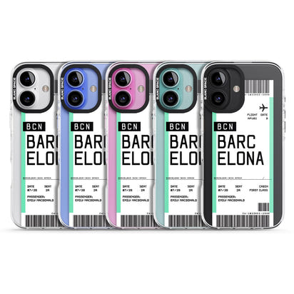 Personalised Barcelona Boarding Pass