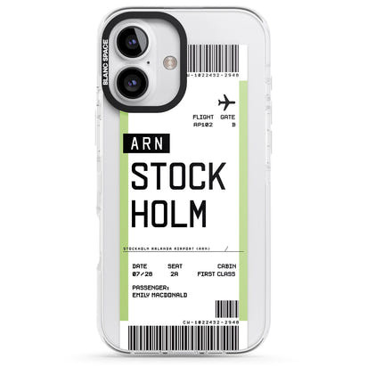 Personalised Stockholm Boarding Pass