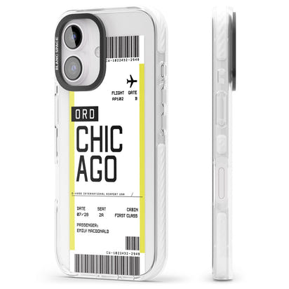 Personalised Chicago Boarding Pass