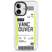 Personalised Vancouver Boarding Pass