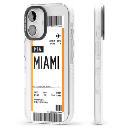 Personalised Miami Boarding Pass
