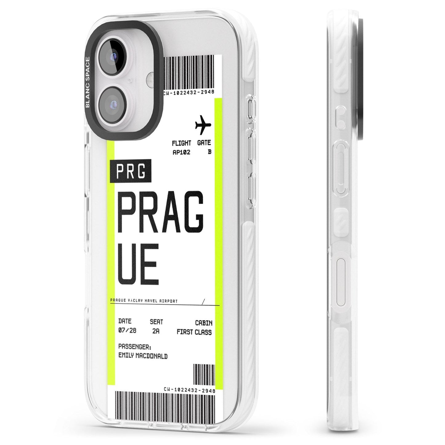 Personalised Prague Boarding Pass