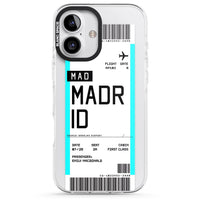 Personalised Madrid Boarding Pass