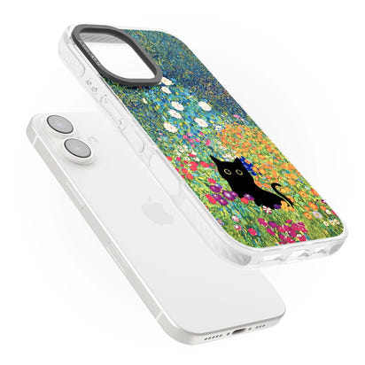 Cat in Klimt's Garden