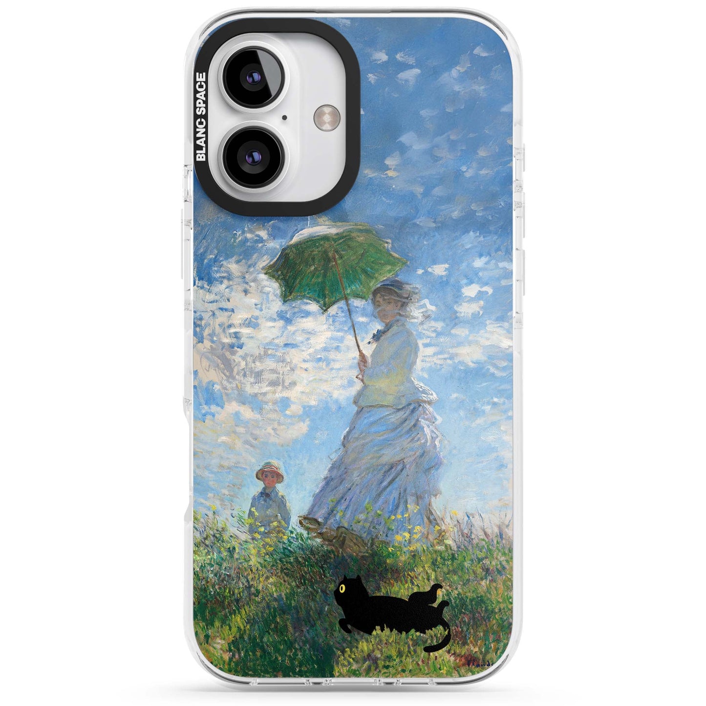 Cat with Monet's Parasol Lady