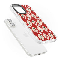 Vintage Cherry Diamond Pattern