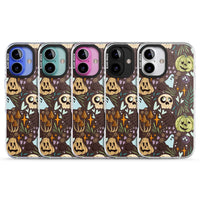 Goblincore Cartoon Halloween Pattern