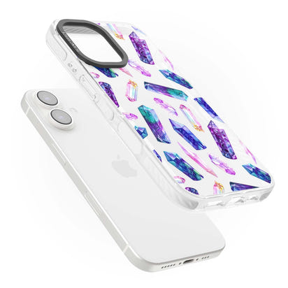 Iridescent Prism Crystals