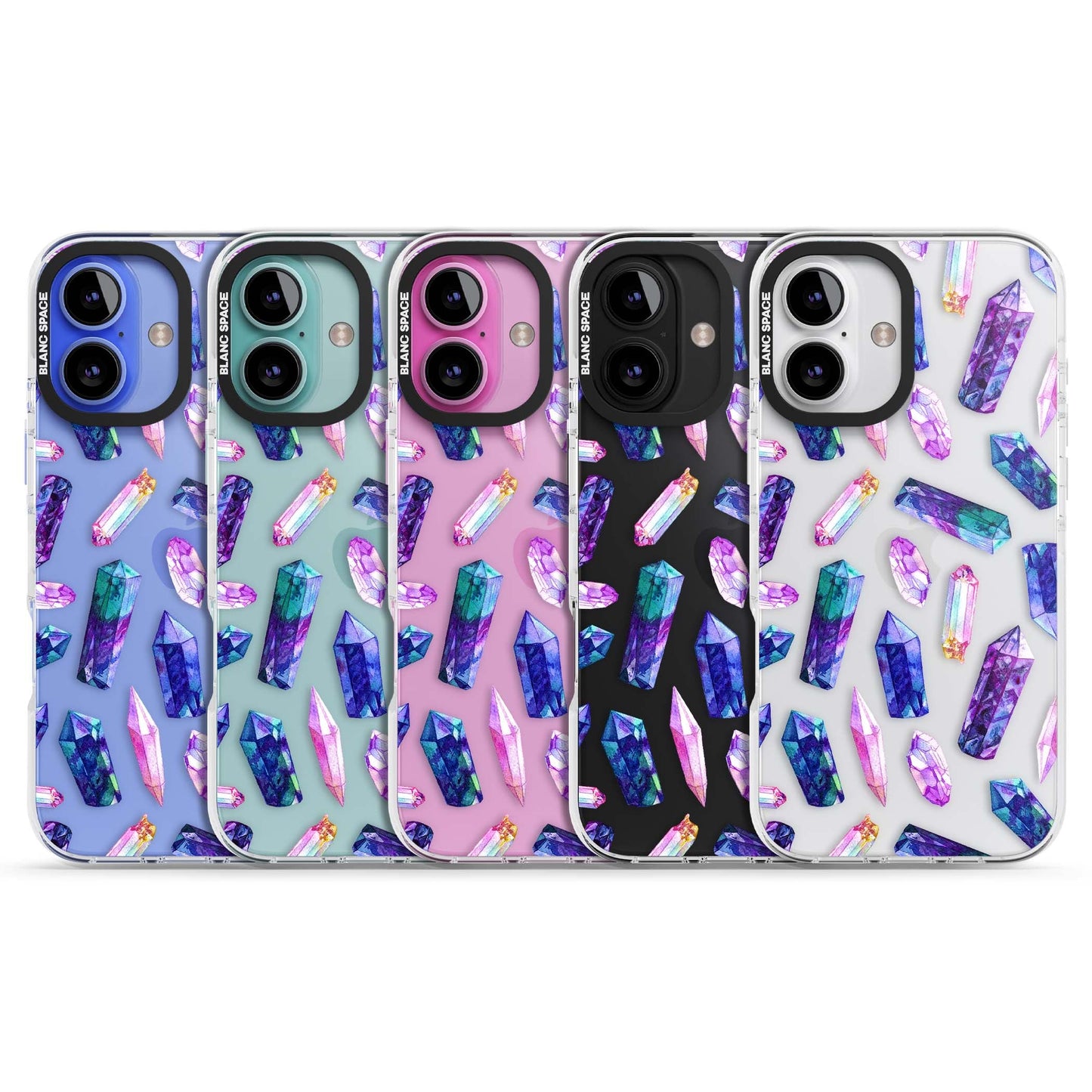 Iridescent Prism Crystals