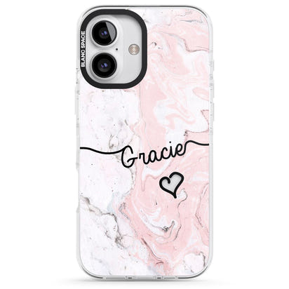 Personalised Pink Marble