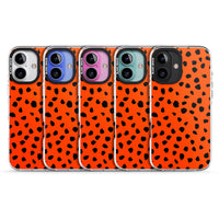 Fetter roter Punktdruck