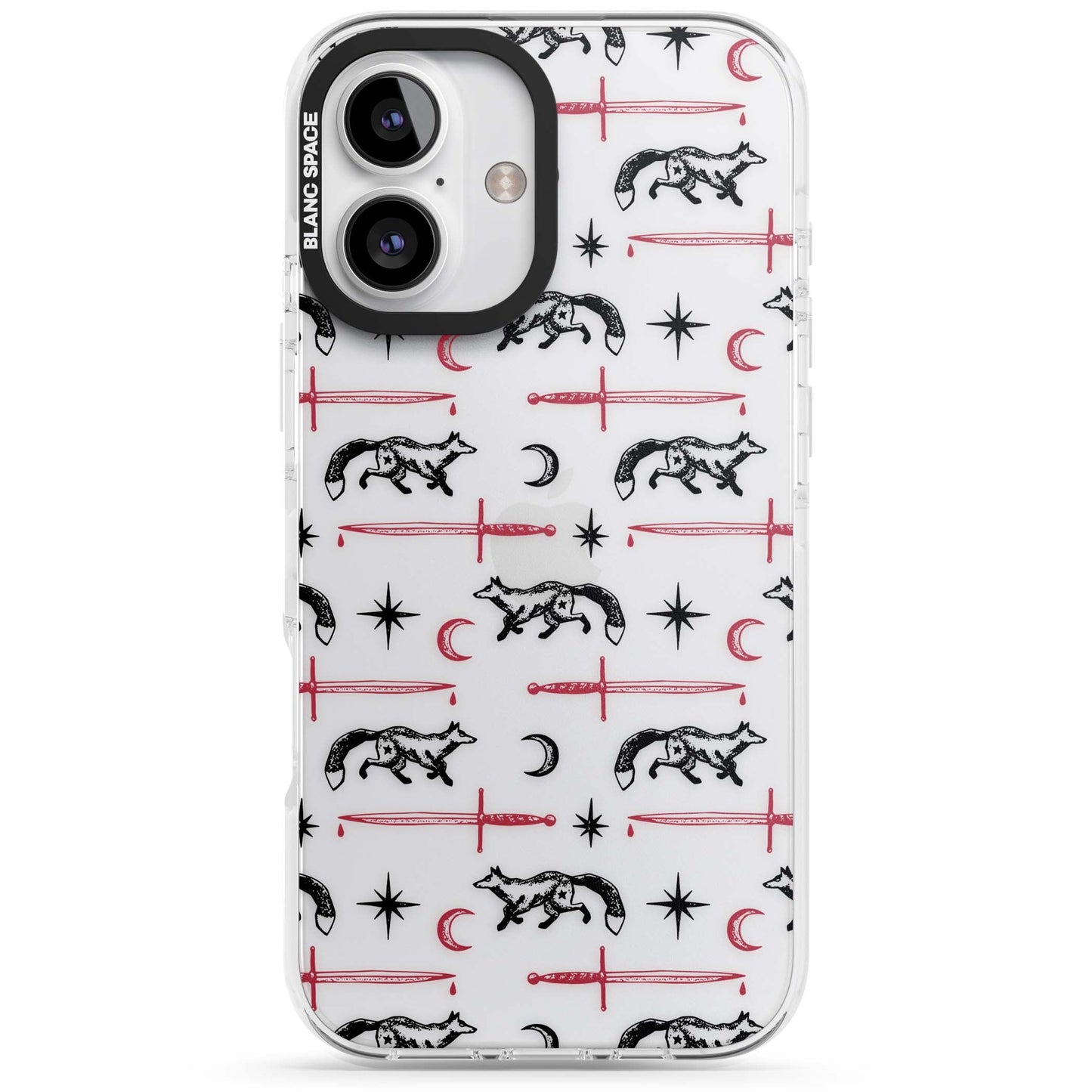 Motif renard et lame