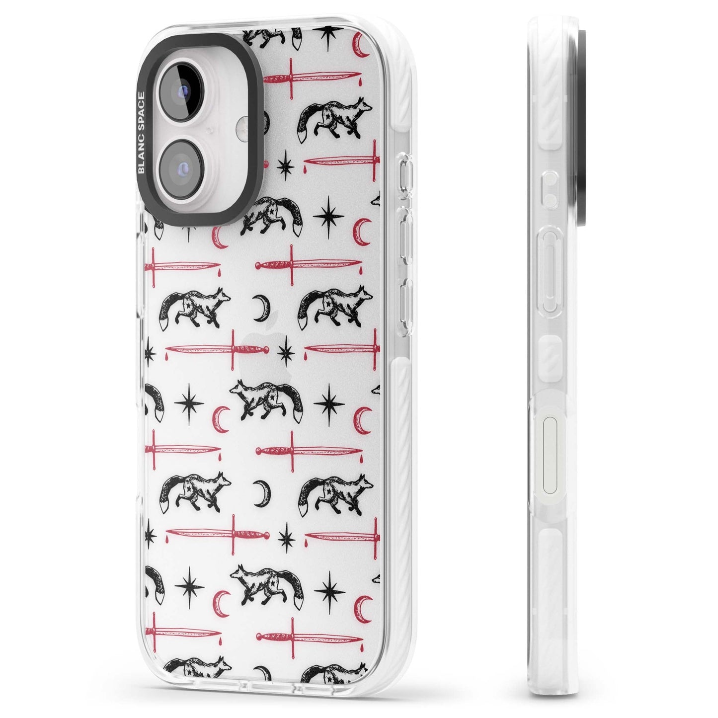 Motif renard et lame