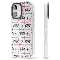 Motif renard et lame