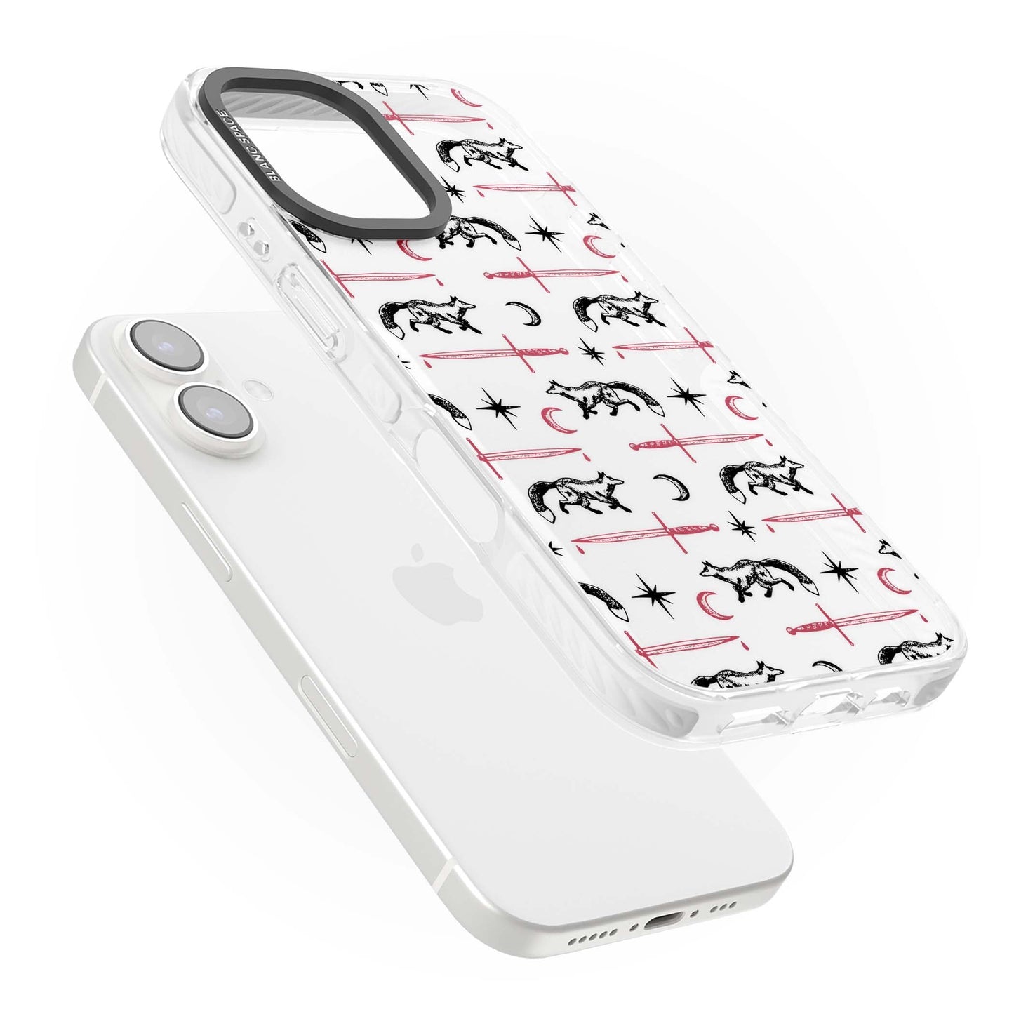 Motif renard et lame