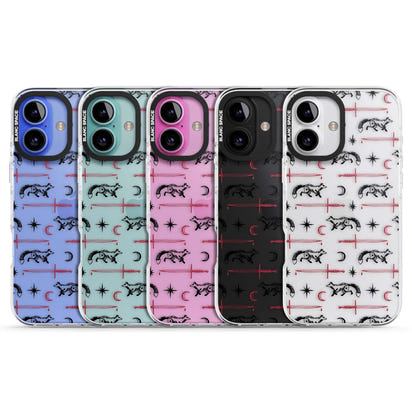 Motif renard et lame