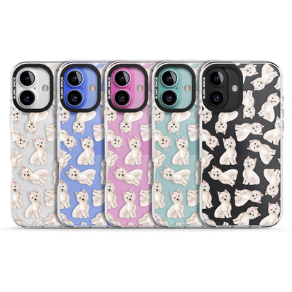 Motif de chien Westie