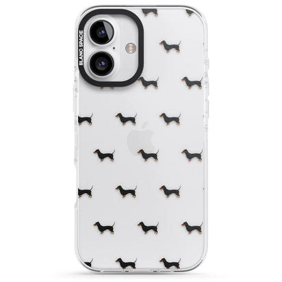 Dachshund Pattern Clear