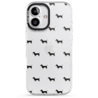 Dachshund Pattern Clear