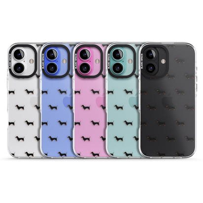 Dachshund Pattern Clear