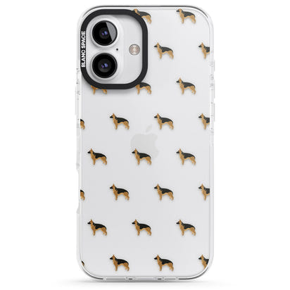 German Shepherd Pattern Clear