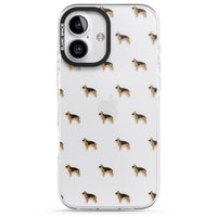 German Shepherd Pattern Clear