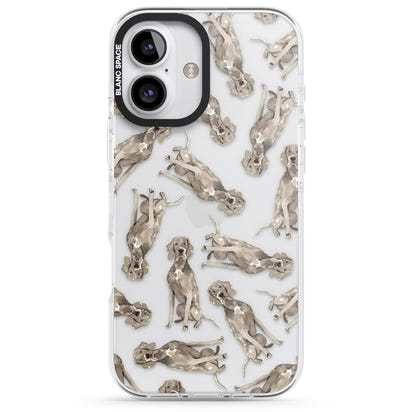 Weimaraner Watercolor Dog