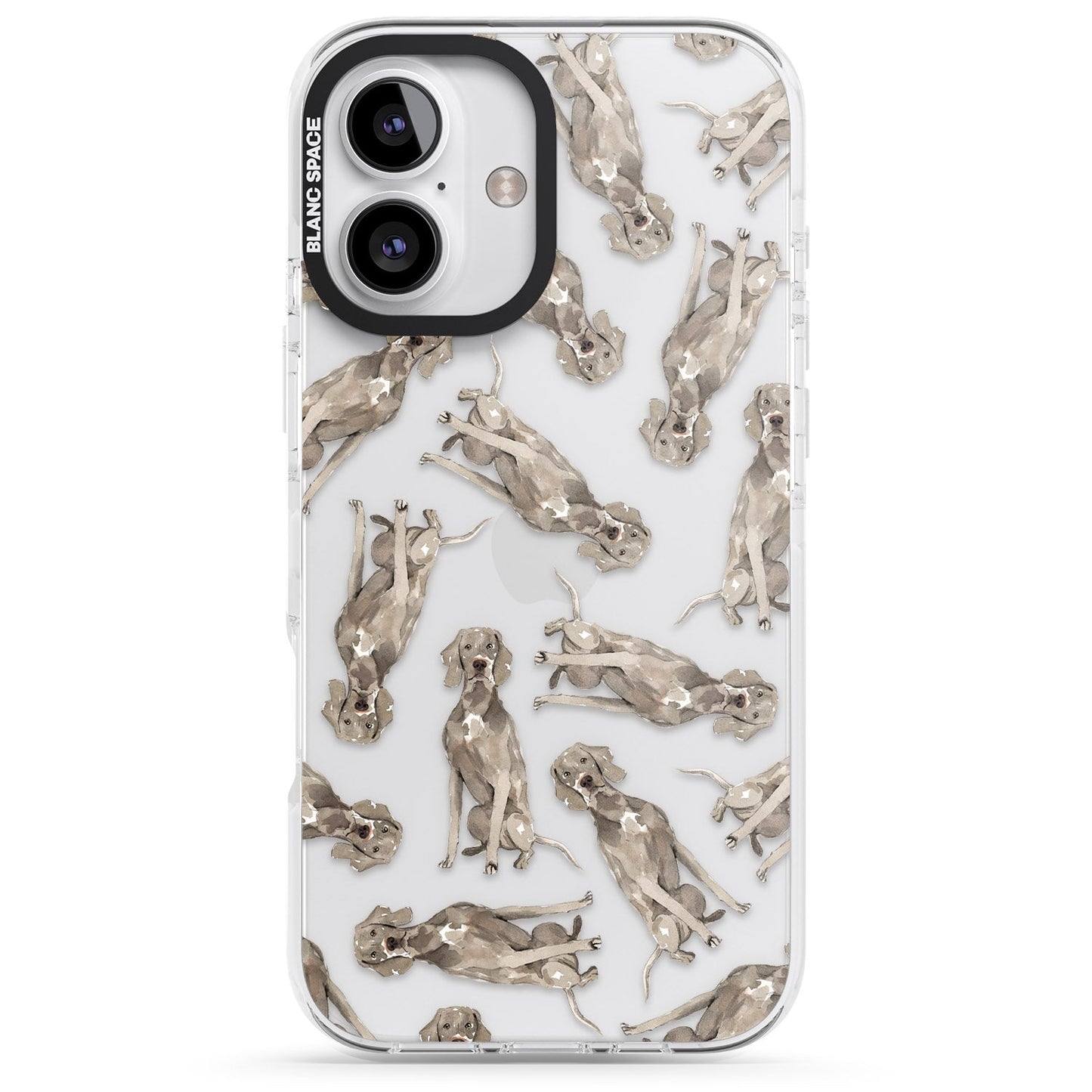 Weimaraner Watercolor Dog