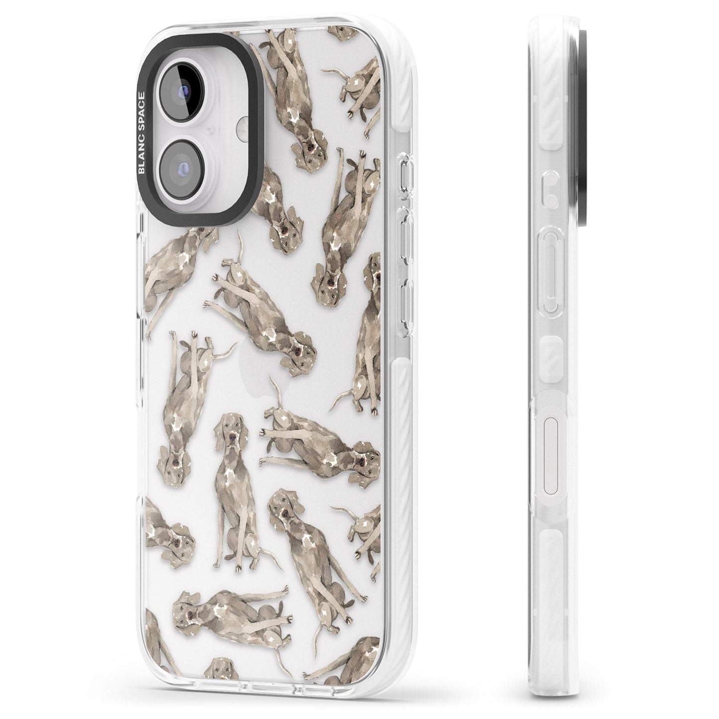 Weimaraner Watercolor Dog