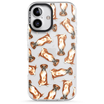 Boxer-Aquarell-Hundemuster