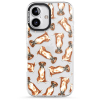 Boxer-Aquarell-Hundemuster