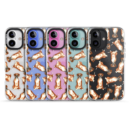 Boxer-Aquarell-Hundemuster