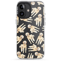 Goldendoodle Watercolour Dog Pattern