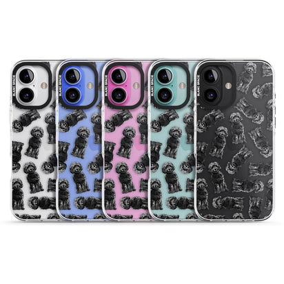 Black Cockapoo Watercolor