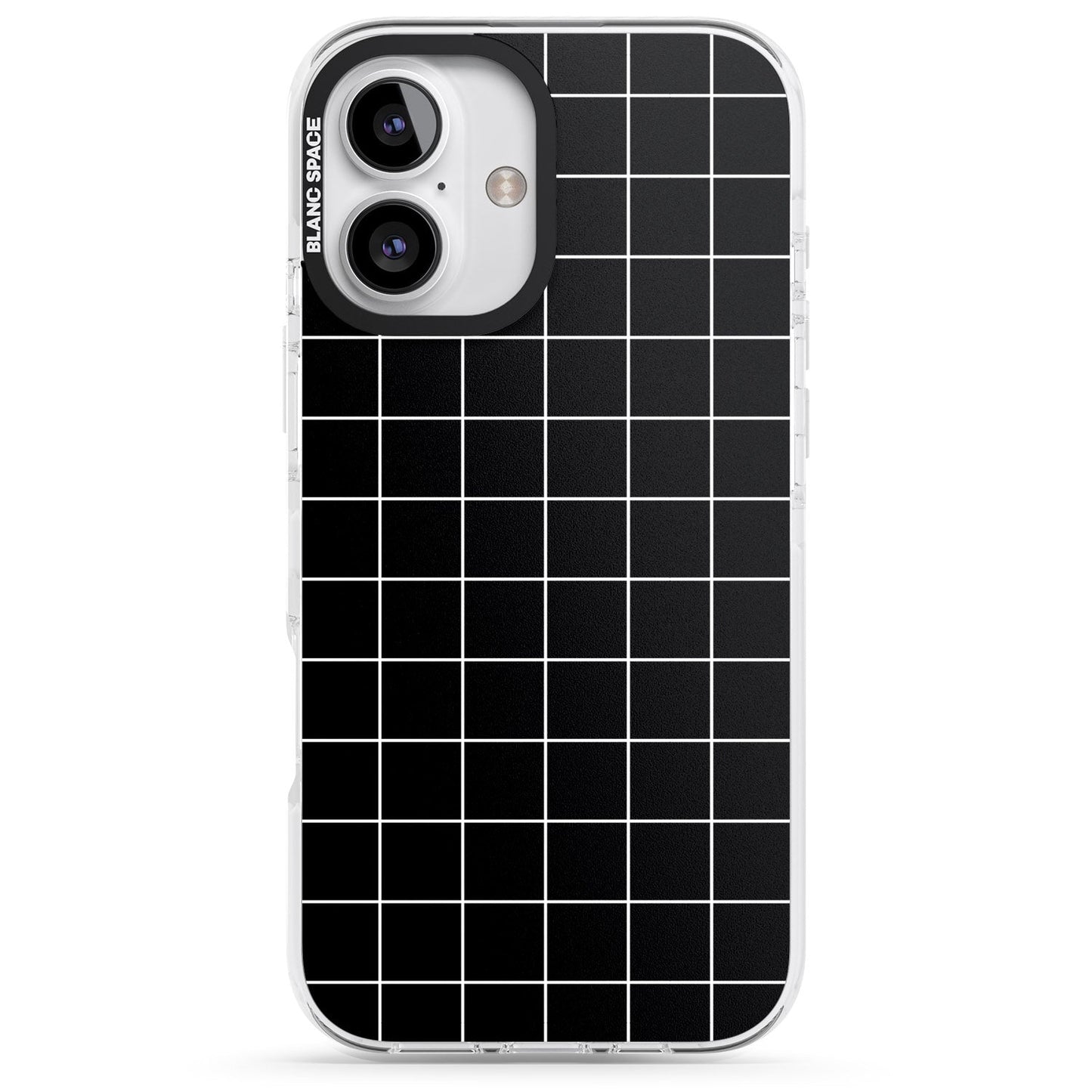 Minimalist Grid Pattern Black