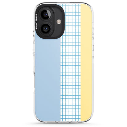 Abstract Grid Blue & Yellow