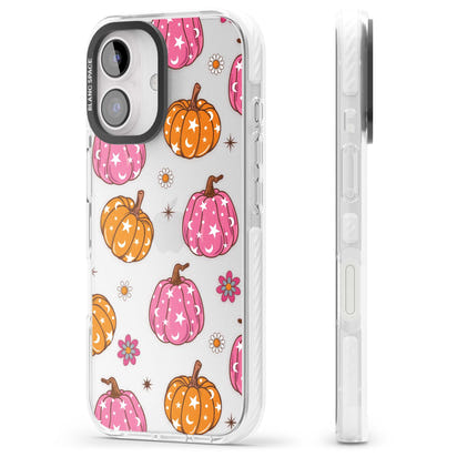 Motif de citrouilles Fleurs et Étoiles