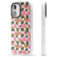 Wavy Butterfly Checked Pattern