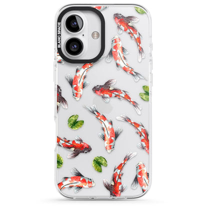 Aquarelle de poissons koi