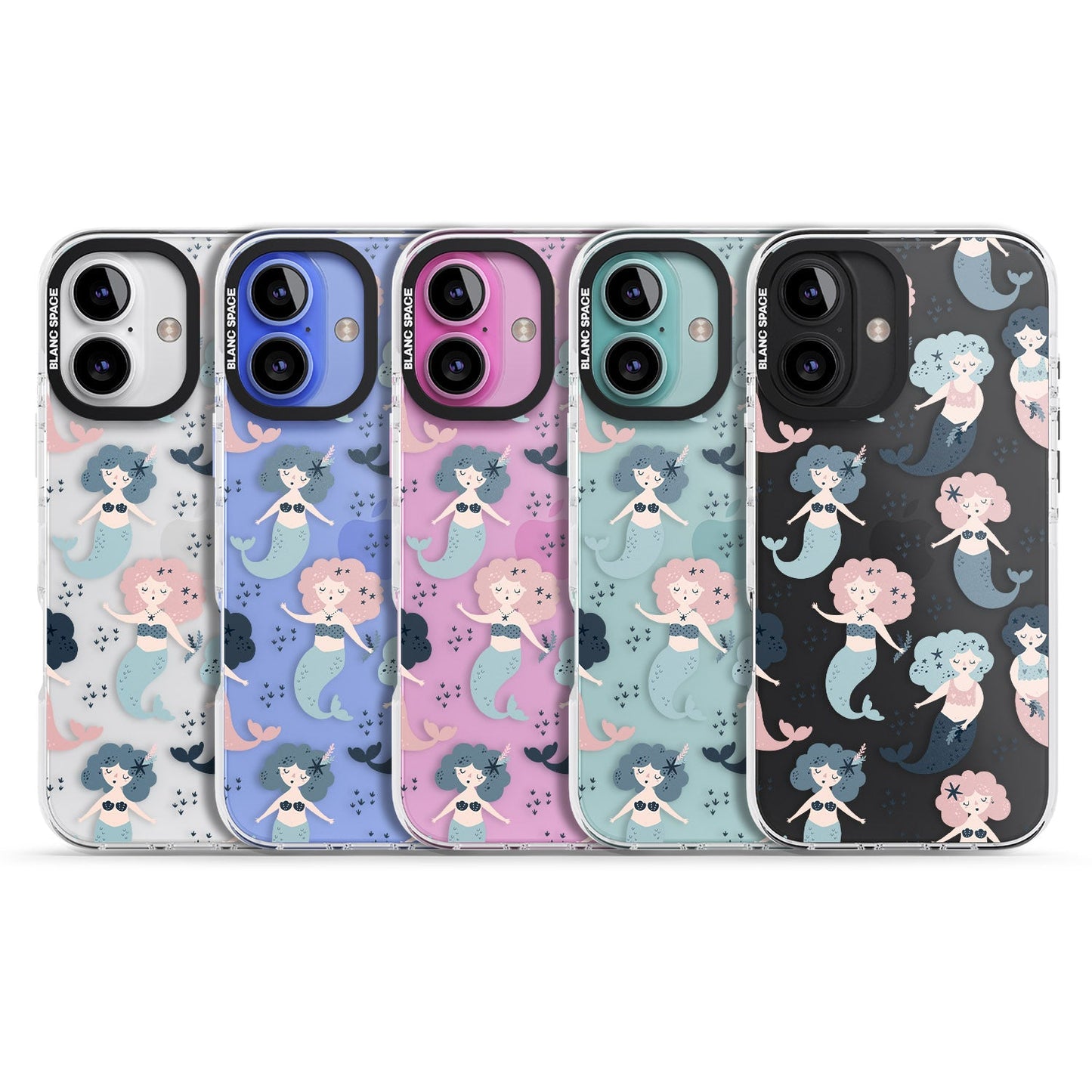 Pastellfarbene Meerjungfrauen