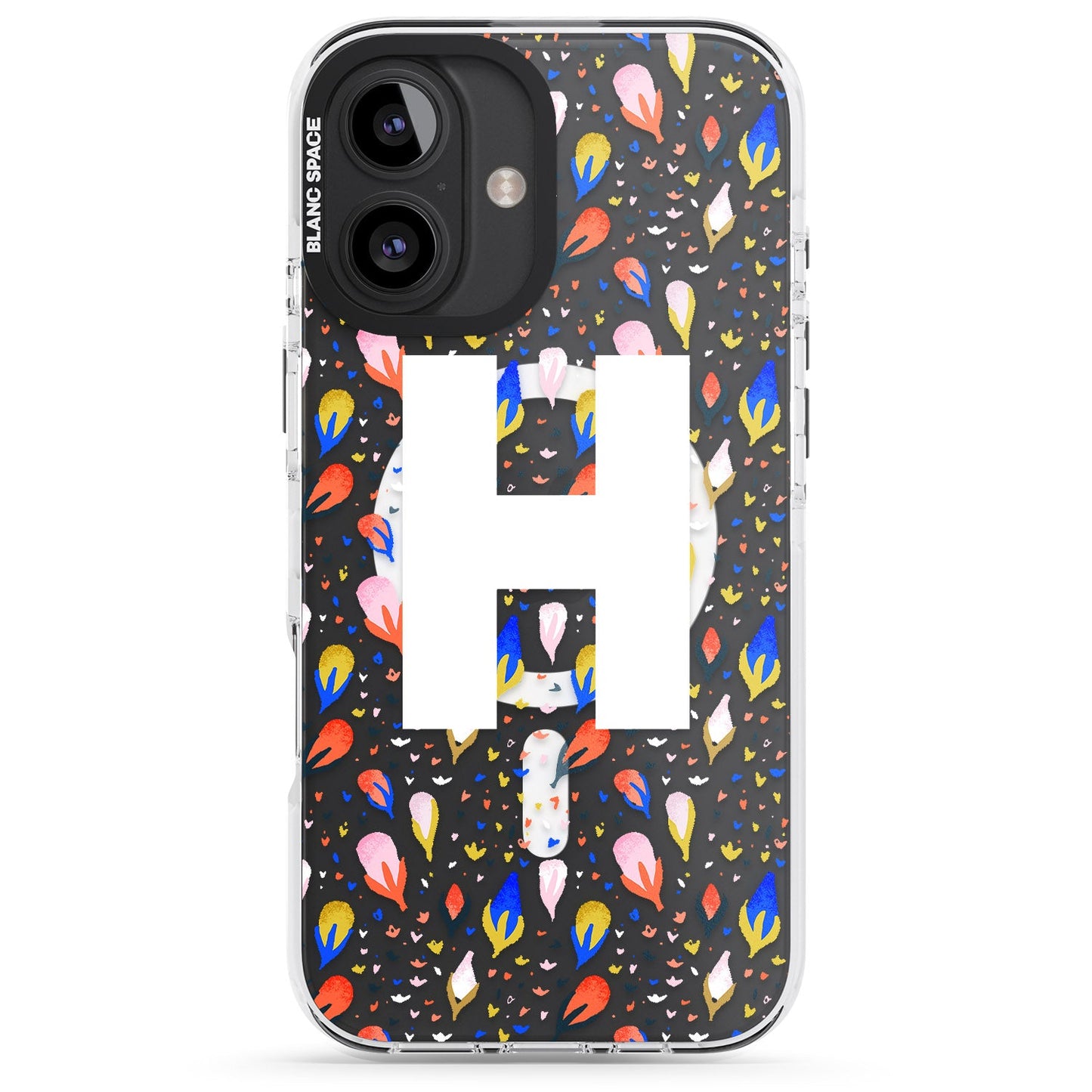 Personalised Abstract Floral Initial