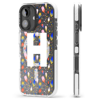 Personalised Abstract Floral Initial