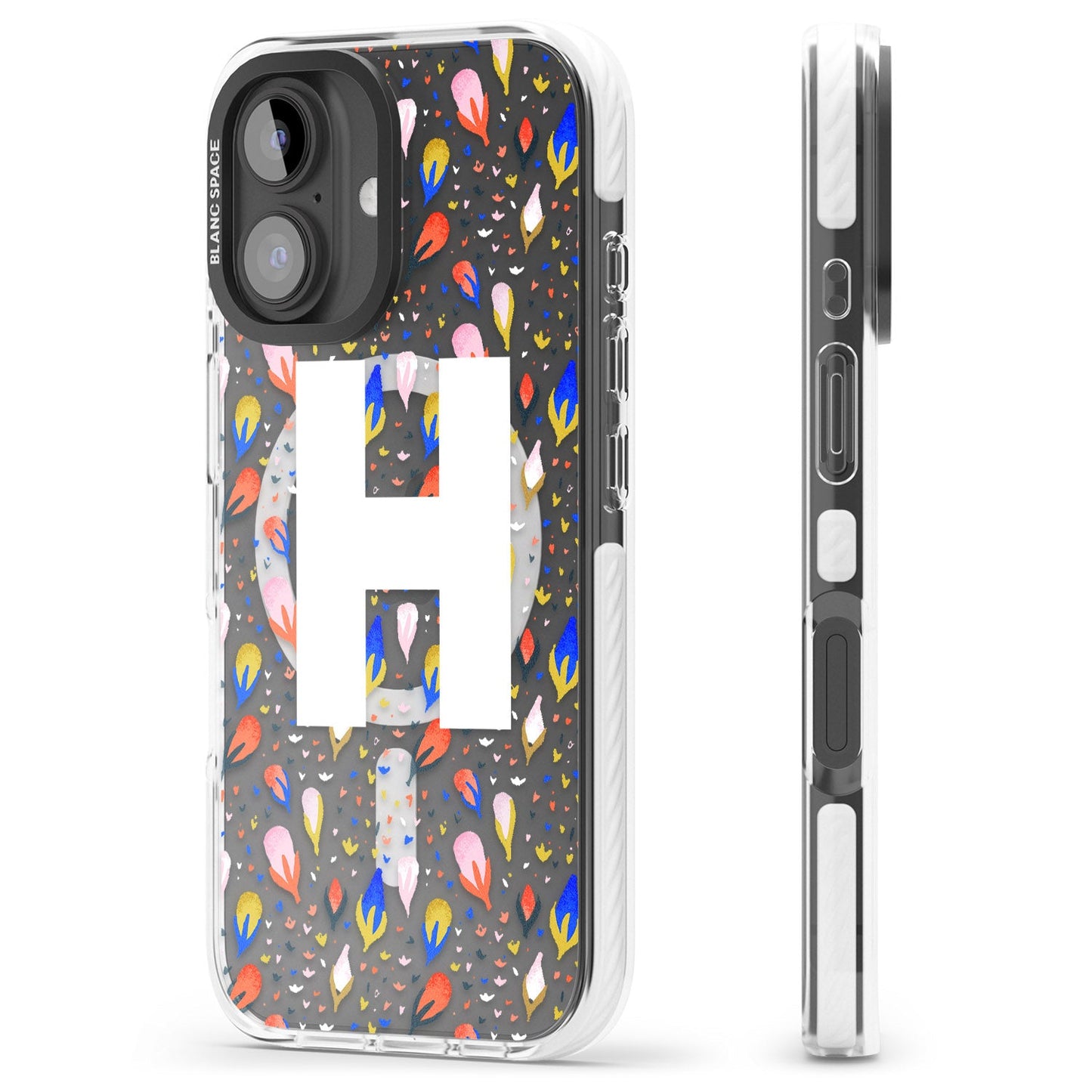 Personalised Abstract Floral Initial