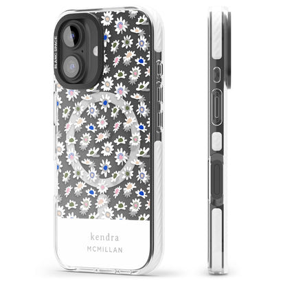 Personalised Grey & White Daisies