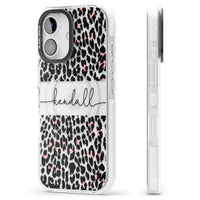 Personalised Cursive Leopard Spots
