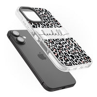 Personalised Cursive Leopard Spots